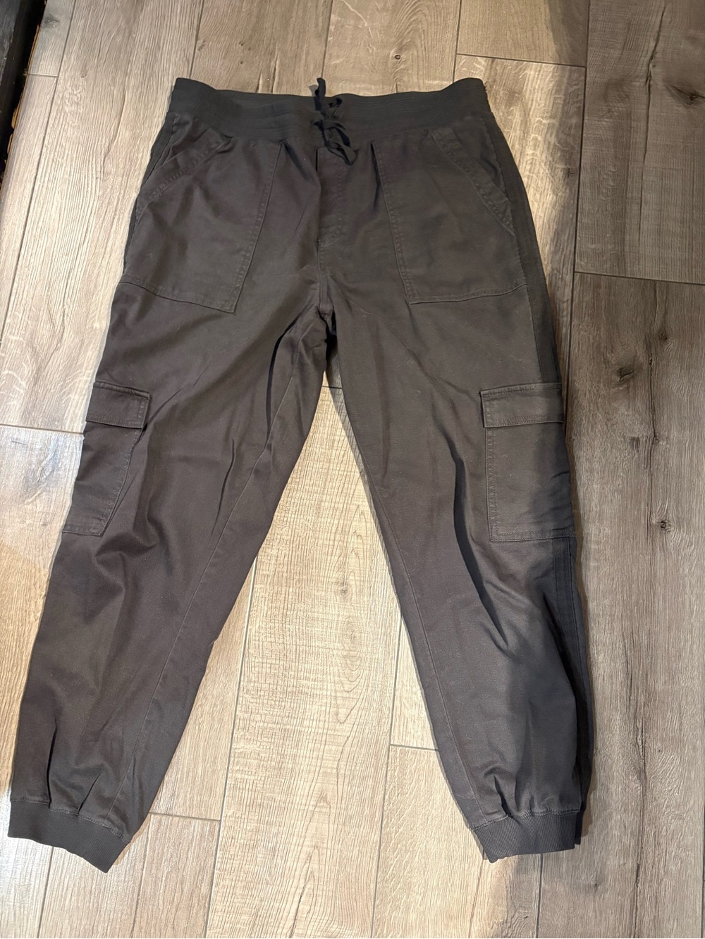Splendid Men's Dark Brown Cargo Jogger Pants
